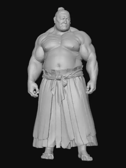 3D model for Sumo Warrior