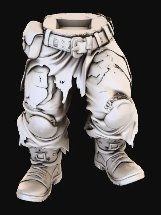 3D model for Rugged Trousers Display