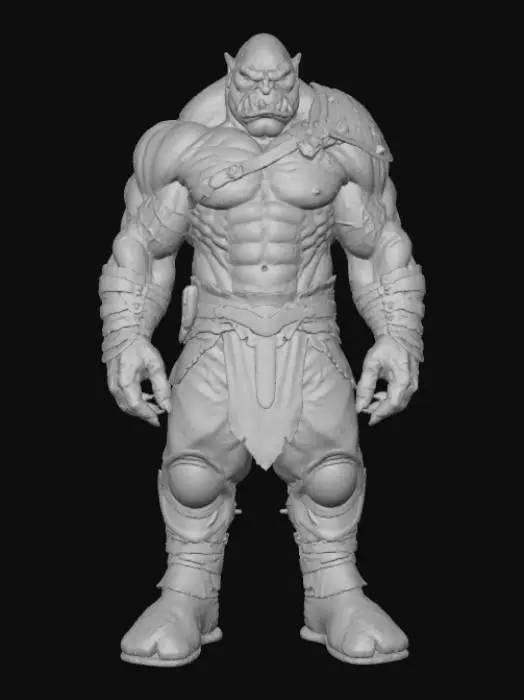 3D model for Warrior Orc