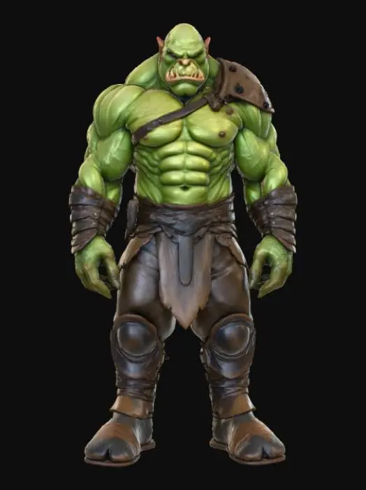 3D model for Warrior Orc