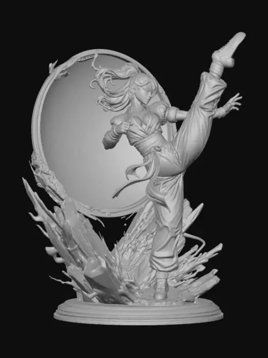 3D model for Martial Arts Fury