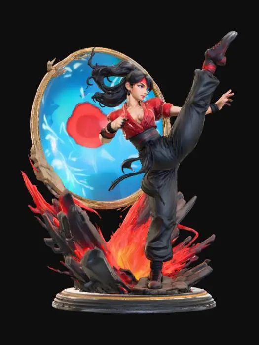 3D model for Martial Arts Fury