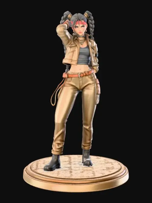 3D model for Fierce Warrior