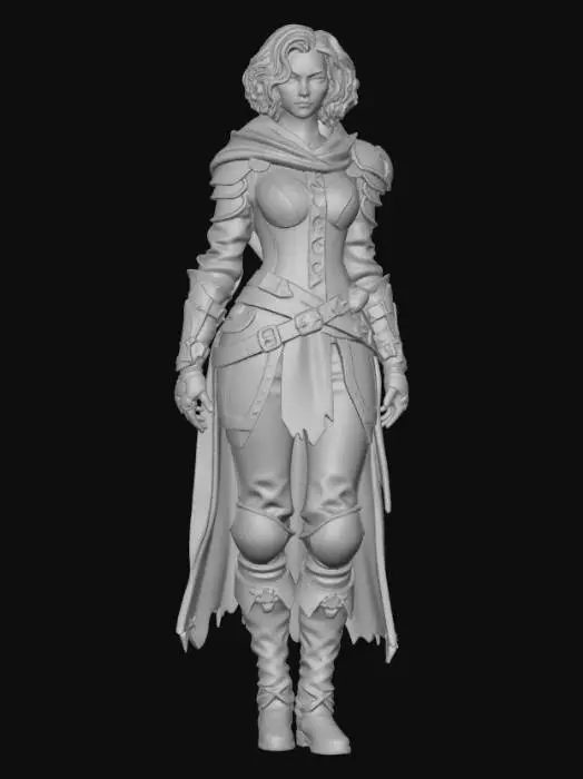 3D model for Warrior's Vigilance