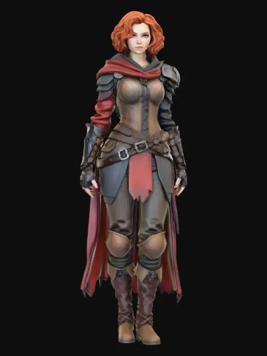 3D model for Warrior's Vigilance