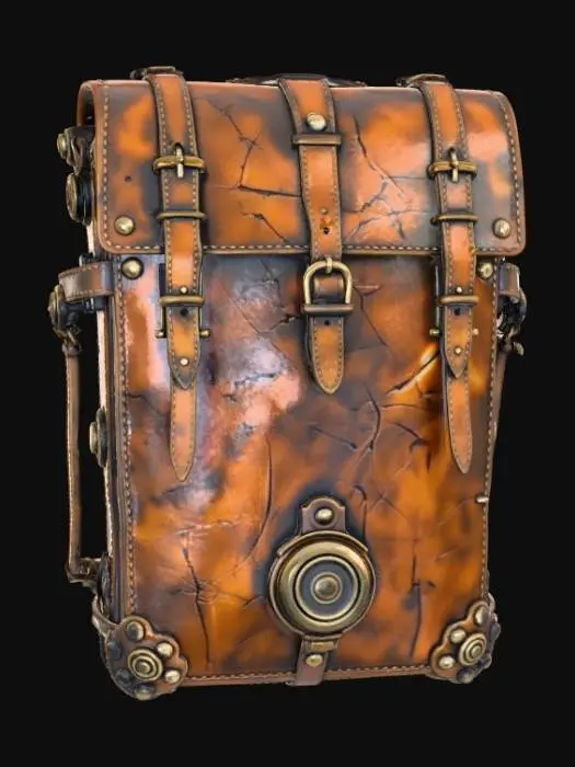 3D model for Steampunk Messenger Bag