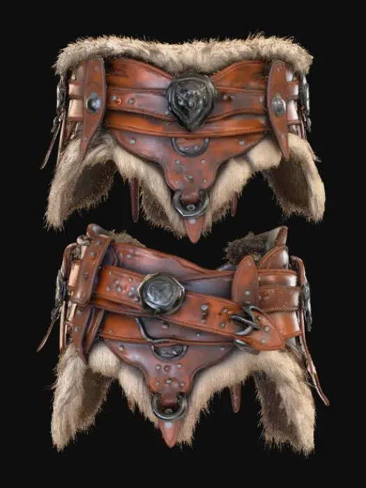 3D model for Warrior's Winter Belt
