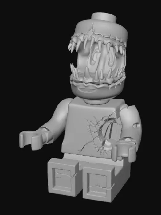 3D model for Monstrous Brickhead