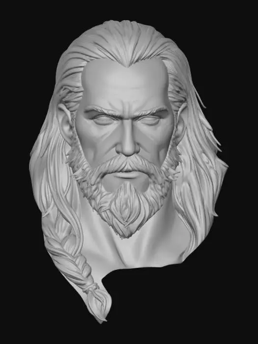 3D model for Elder Warrior Head