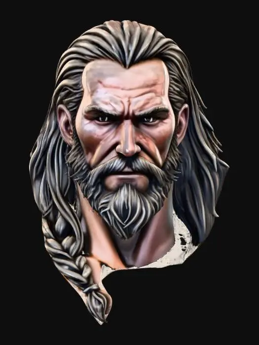 3D model for Elder Warrior Head