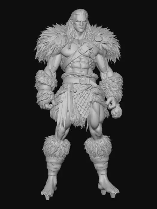 3D model for Warrior of the North