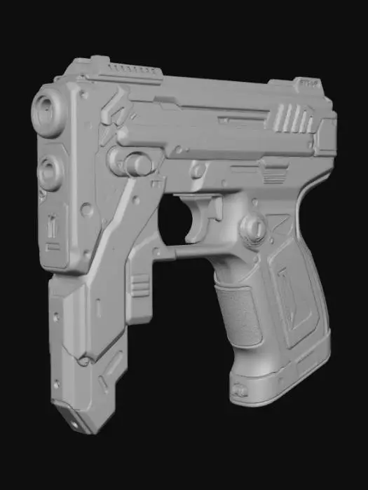 3D model for Futuristic Blaster