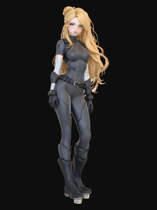 3D model for Stealth Guardian