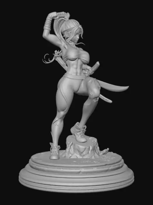 3D model for Warrior Serenity