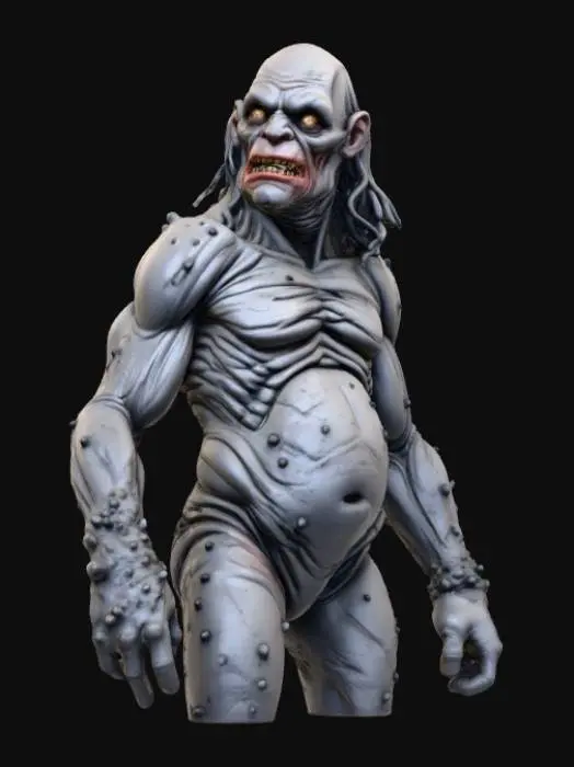 3D model for Elder Ghoul Statue