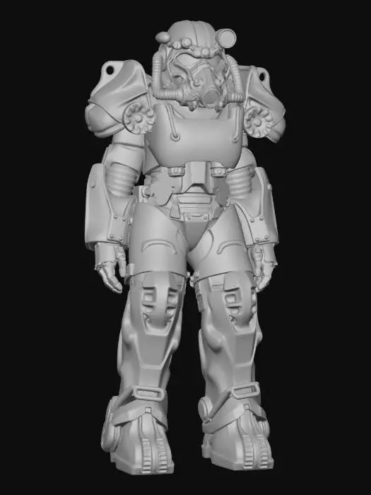 3D model for Rusty Power Armor