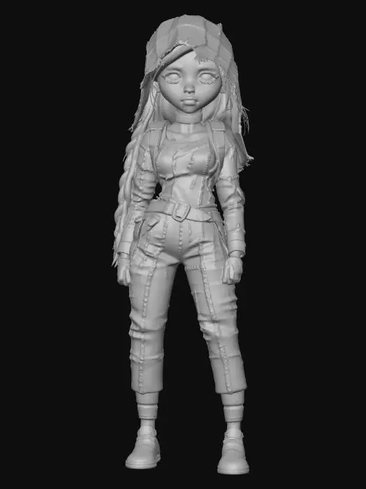 3D model for Patchwork Adventurer