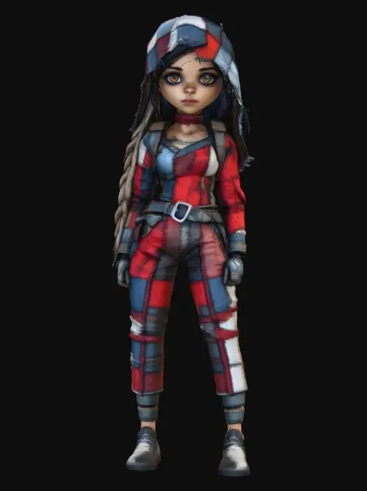 3D model for Patchwork Adventurer