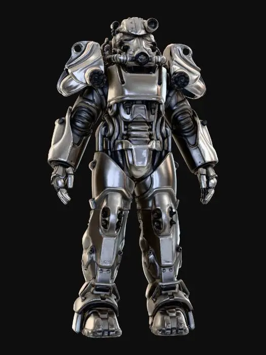 3D model for Power Armor Sentinel