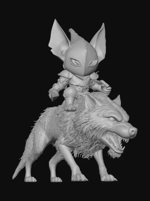 3D model for Warrior of the Wild