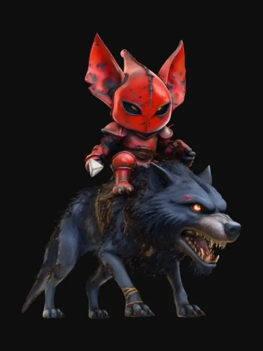 3D model for Warrior of the Wild