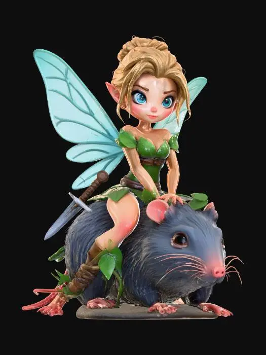 3D model for Fairy Rider