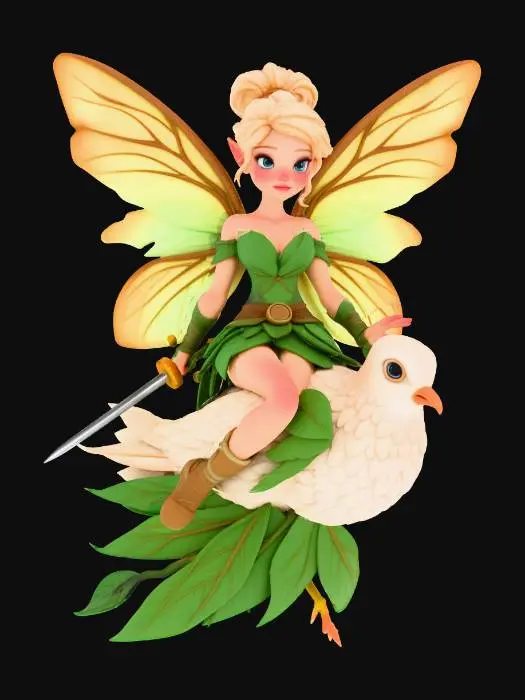 3D model for Fairy Rider