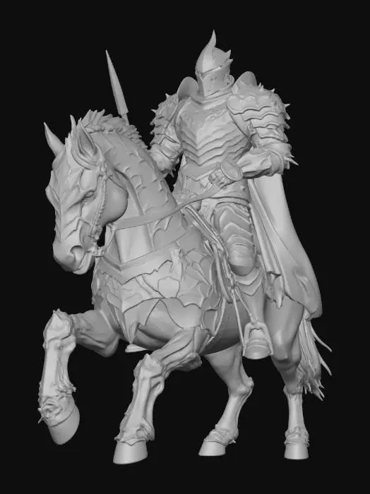 3D model for Dark Knight's Steed