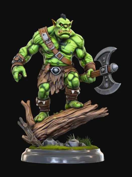 3D model for Orc Guardian