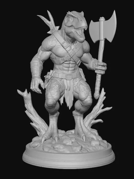 3D model for Dino Warrior