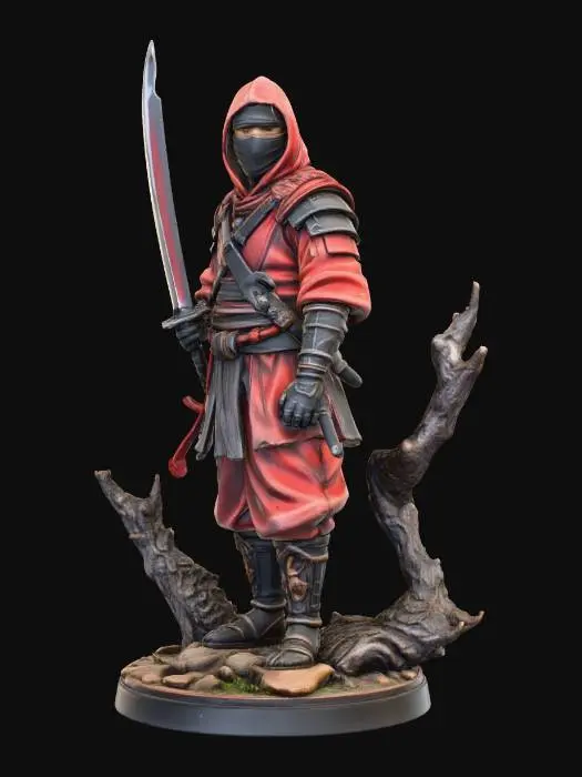 3D model for The Scarlet Sentinel