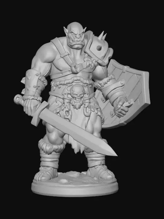 3D model for Orc Warrior Model