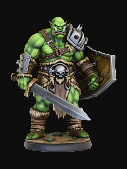 3D model for Orc Warrior Model