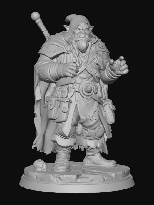 3D model for Orc Wanderer