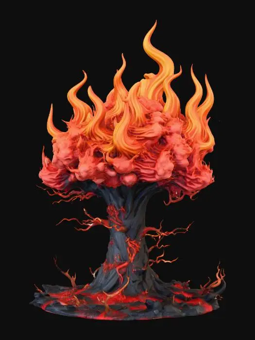3D model for Inferno Blossom