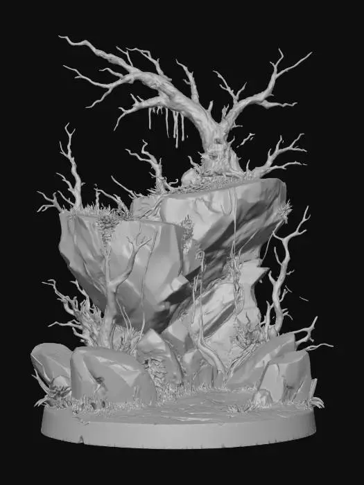 3D model for Ancient Stone Pathway