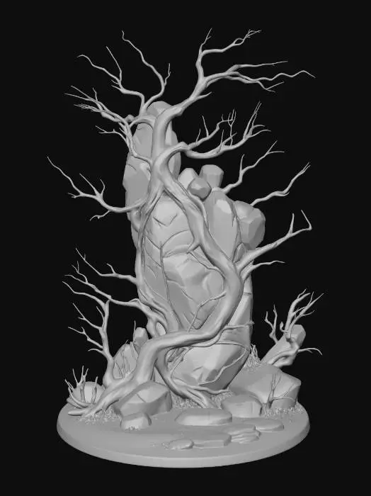 3D model for Stone Entwined by Nature