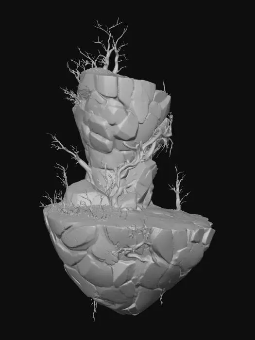 3D model for Floating Stone Plateau