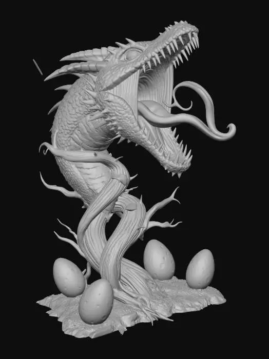 3D model for Dragon Bloom