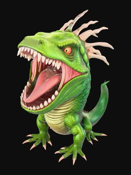 3D model for Fierce Chomper