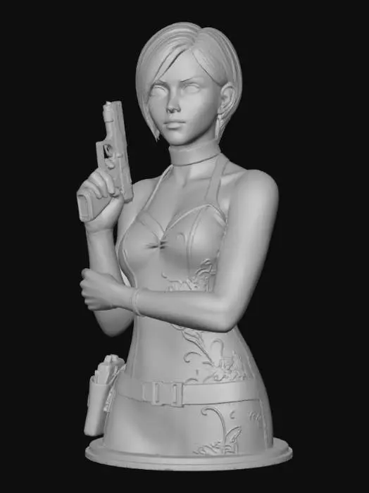 3D model for Red Silk Guardian