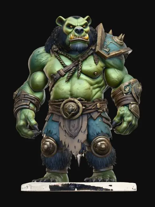3D model for Warrior Bear Hulk
