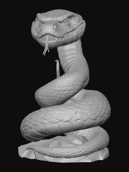 3D model for Emerald Serpent