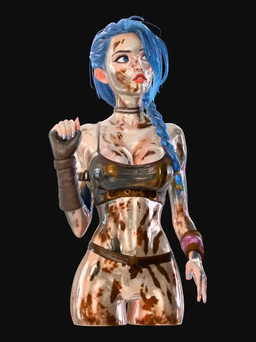 3D model for Mud-Streaked Valkyrie