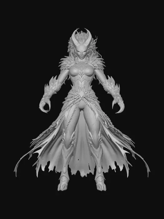 3D model for Crimson Hellforge Warlord