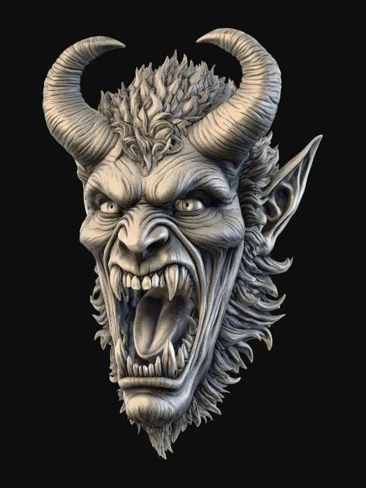 3D model for Horned Fury