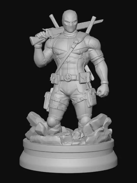 3D model for Crimson Mercenary