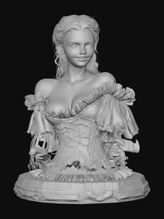 3D model for Crimson Gaze bust