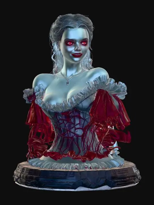 3D model for Crimson Gaze bust