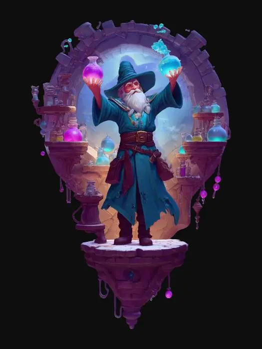 3D model for Wizard of Potions